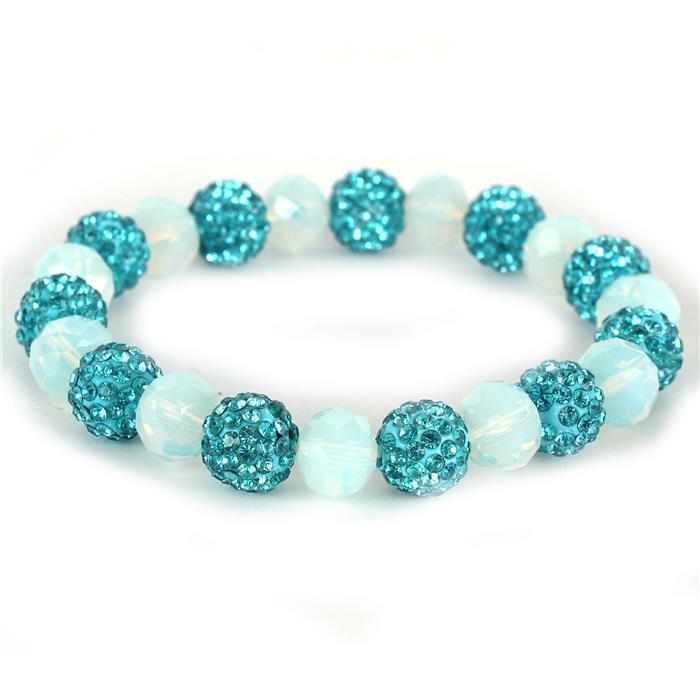 10mm Stones Ball Strech Bracelet