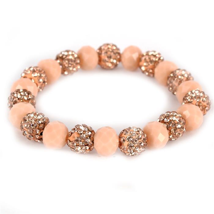 10mm Stones Ball Strech Bracelet