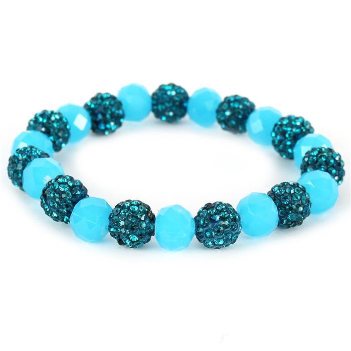 10mm Stones Ball Strech Bracelet