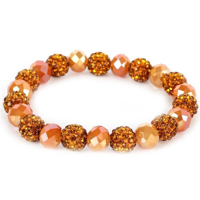 10mm Stones Ball Strech Bracelet