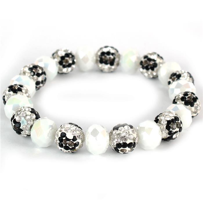 10mm Stones Ball Strech Bracelet