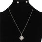 Stainless Steel Pendant Star Necklace Set