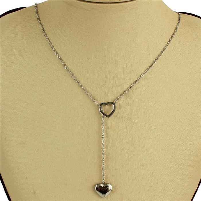 Stainless Steel Pendant Heart Necklace