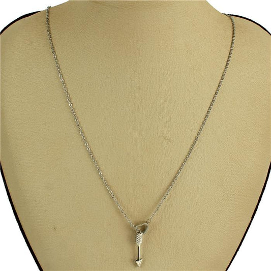 Stainless Steel Pendant Arrow Necklace