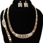 Metal X Chain 3Ps Necklace Set