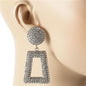 Metal Stones Earring