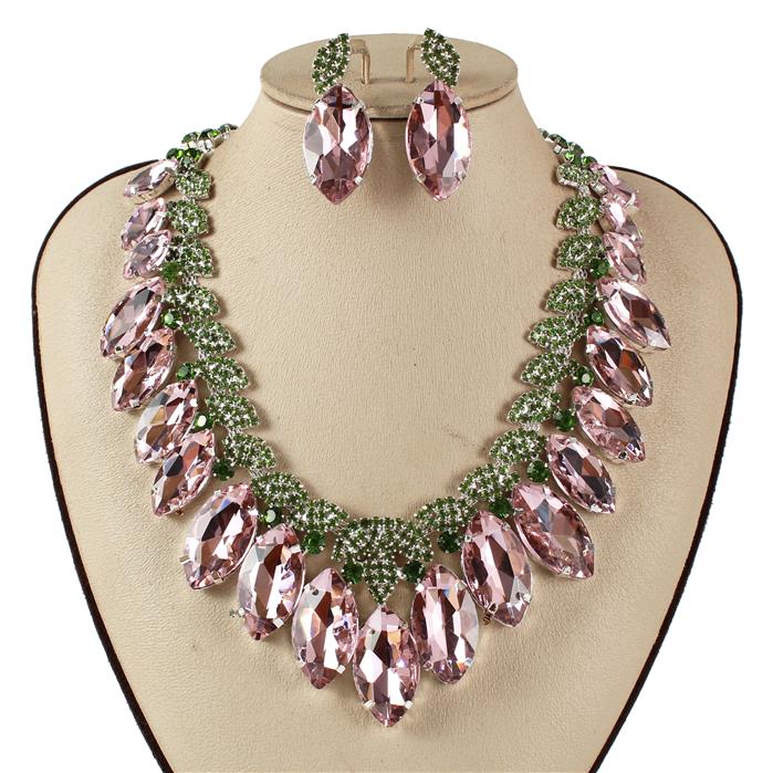 Crystal Evening Necklace Set