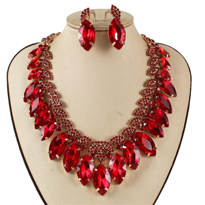 Crystal Evening Necklace Set