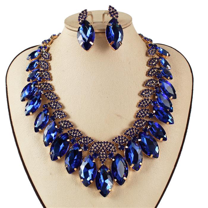 Crystal Evening Necklace Set