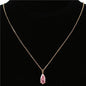 CZ Teardrop Necklace