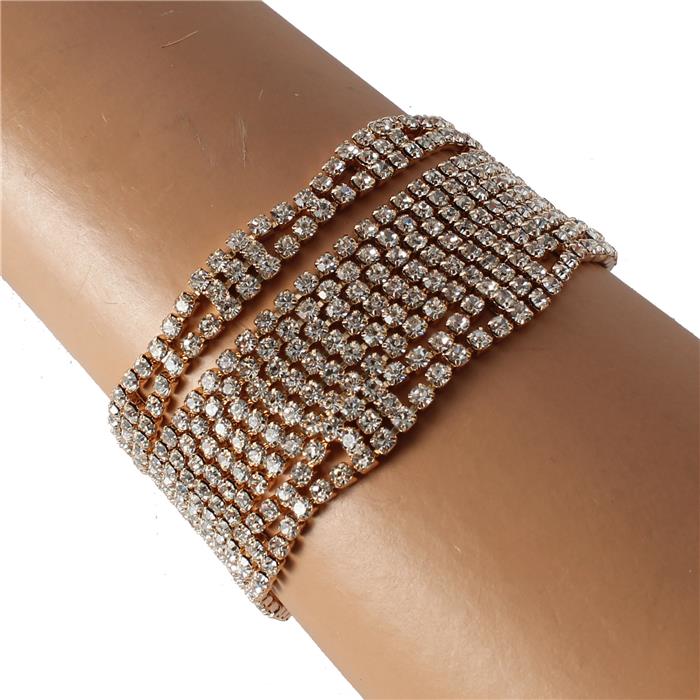 Rhinestones Multilayereds Bracelet