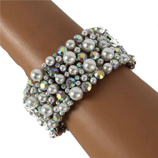 Pearls Crystal Bracelet