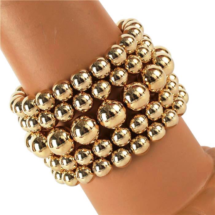 Multilayereds Sphere Layereds Stretch Bracelet