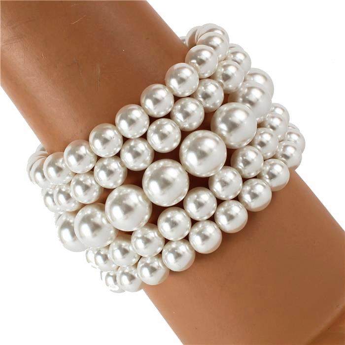 Multilayereds Sphere Layereds Stretch Bracelet