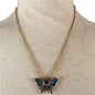 28mm Metal Pendant Butterfly Necklace