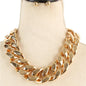 Fashion Big Chain Necklace Set