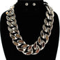 Fashion Big Chain Necklace Set