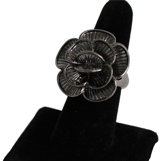 Metal Roses Chunky Ring