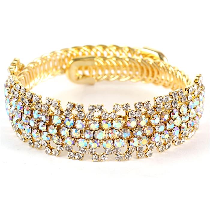 Rhinestone Cuff Bangle