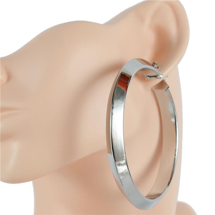 80mm Metal Vetage Hoop Earring