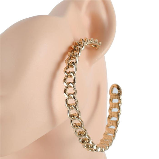 70mm Link Hoop Earring