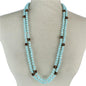 Crystal Beads Long Necklace