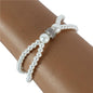 Pearls CZ Ring Stretch Bracelet