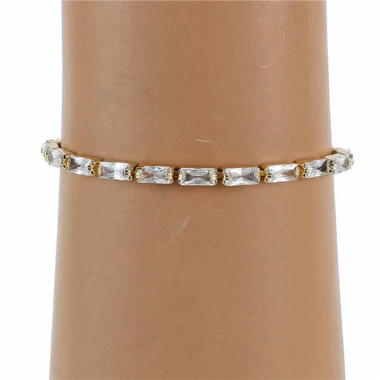 CZ Rectangle Slide Bracelet