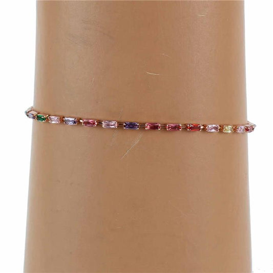 Cubic Zirconia Rectangle Slide Bracelet