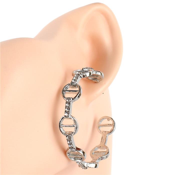 Metal Hoop Earring