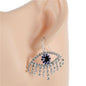 Rhinestones Evil Eye Earring