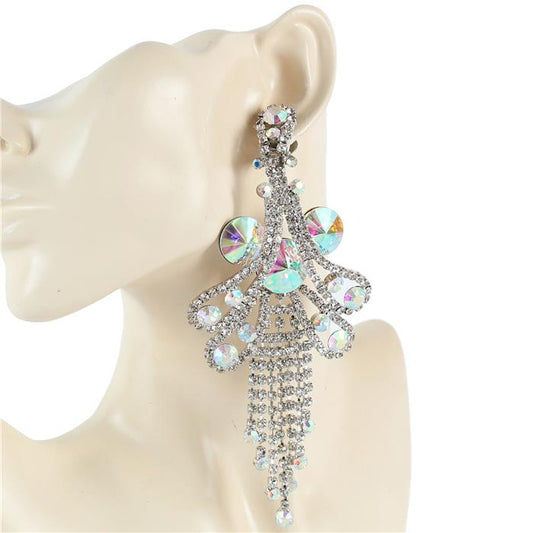 Chandelier Long Clip-On Earring