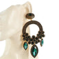 Chandelier Round Clip-On Earring