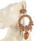 Chandelier Round Clip-On Earring