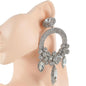 Chandelier Round Clip-On Earring