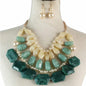 Fashin Pearl Acryl Necklace Set