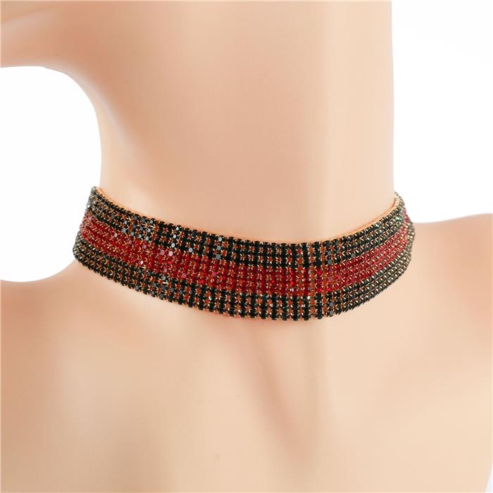 Rhinestone Choker