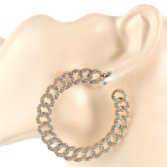 60mm Hoop Chain Earring