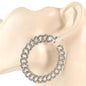 60mm Hoop Chain Earring