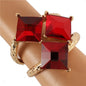 Meatl Crystal Cuff Bangle