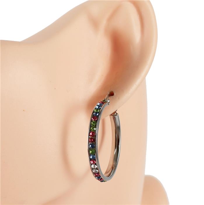 Stainless Steel Hoop Earring