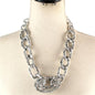 Linked Metal Necklace Set