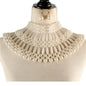 Pearls Tear Bib Necklace Set