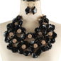 Semi Stone Fashion Necklace Set