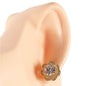 Cubic Zirconia Flower Stud Earring