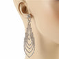 Rhinestones Long Earring