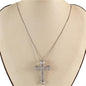 Cubic Zirconia Cross Pendant Necklace