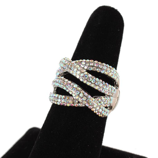 Fashion Swirl Stones Stretch Ring