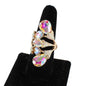 Crystal Teardrop Stretch Ring