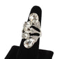 Crystal Teardrop Stretch Ring